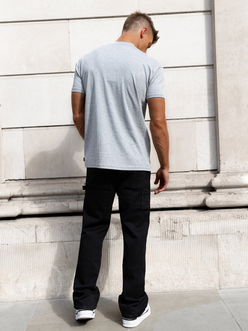 Raife Relaxed T-Shirt - Marl Grey