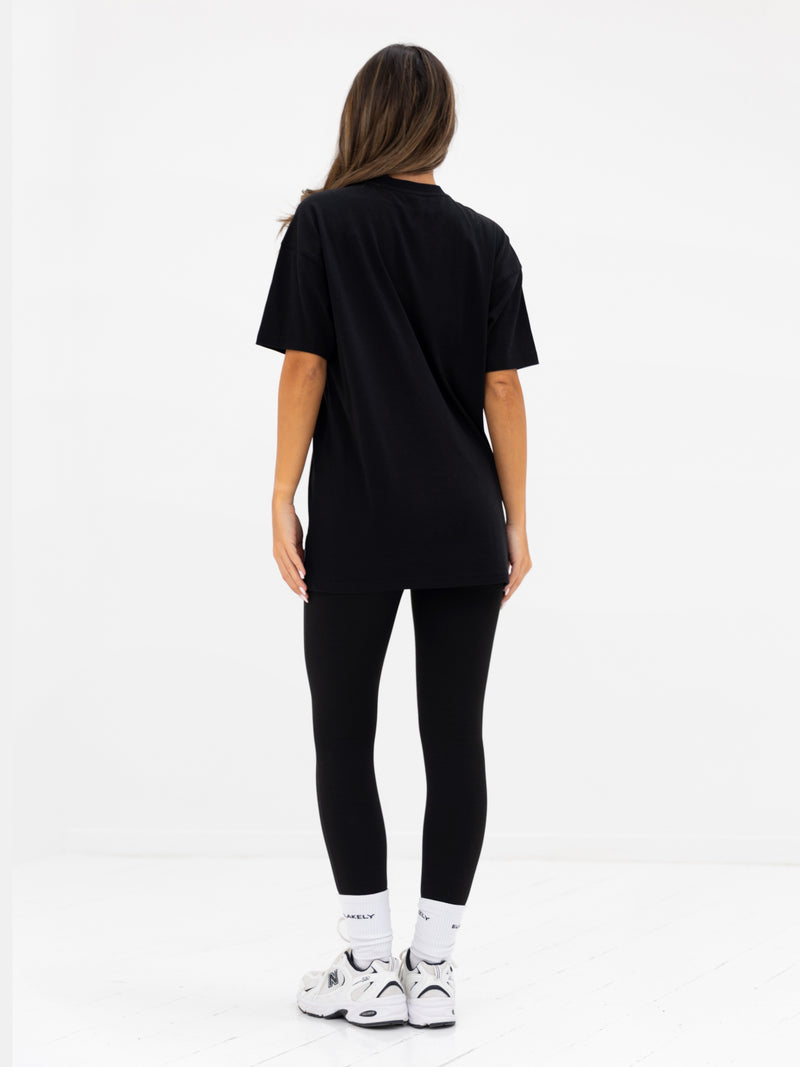 Isla Oversized T-Shirt - Black