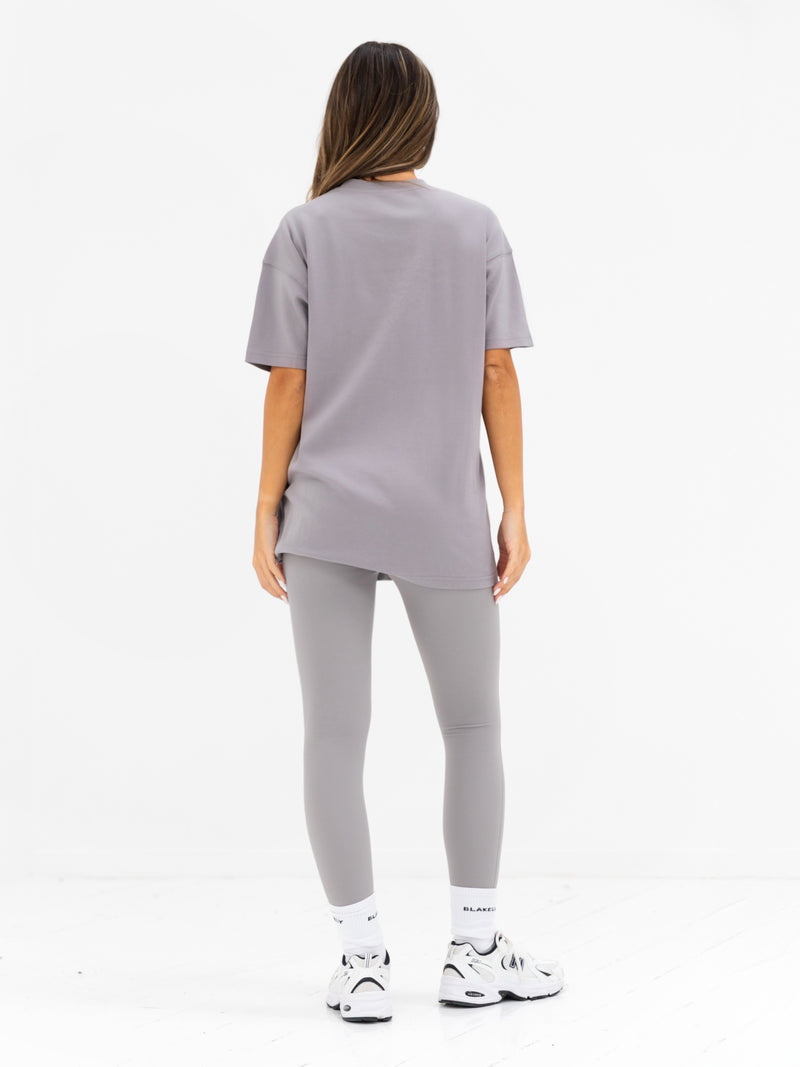 Isla Oversized T-Shirt - Mid Grey