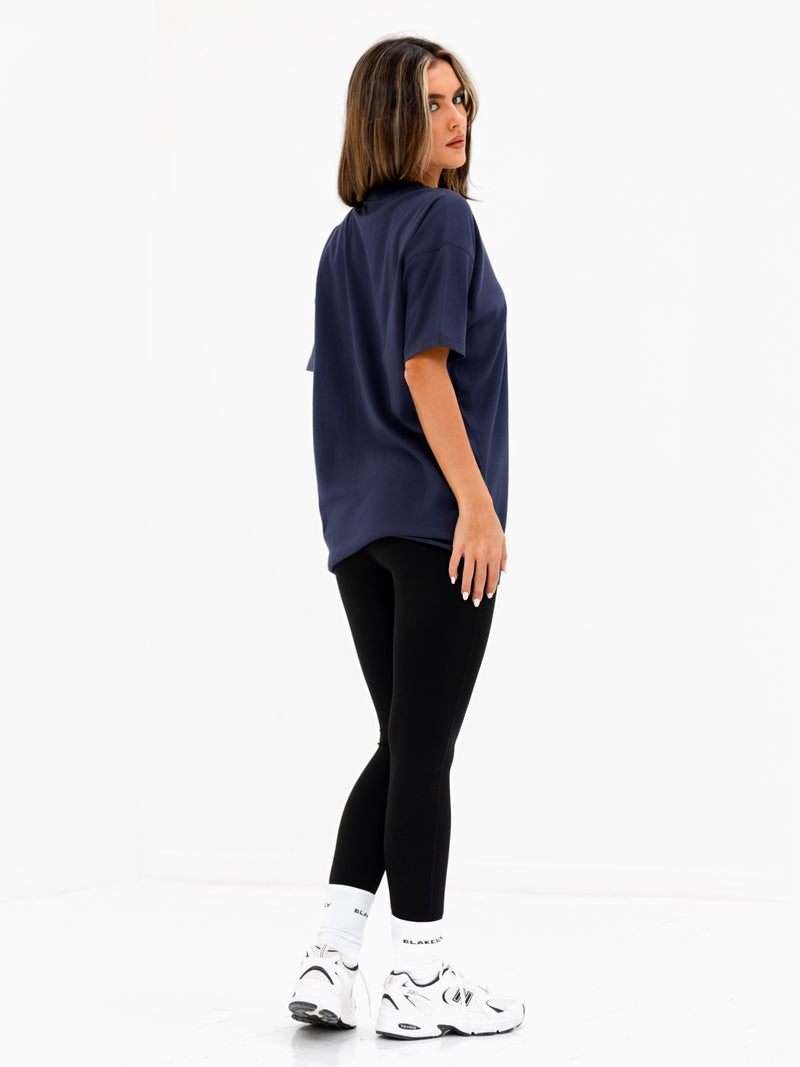 Isla Oversized T-Shirt - True Navy