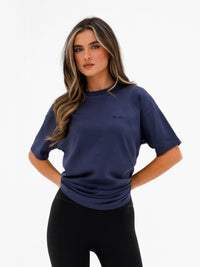 Isla Oversized T-Shirt - True Navy