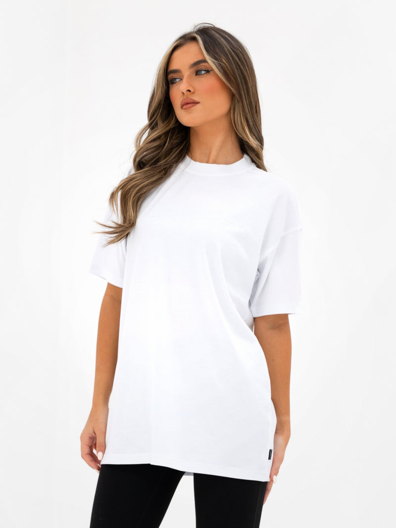 Isla Oversized T-Shirt - White