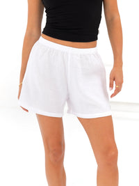 Mila Summer Shorts - White