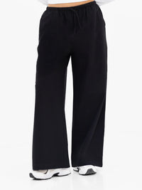 Maya Wide Leg Trousers - Black