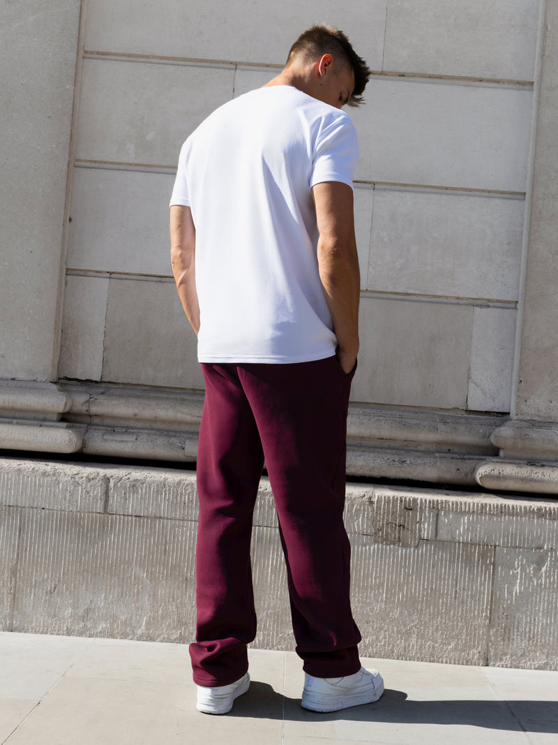 Declan Relaxed Sweatpants - Burgundy