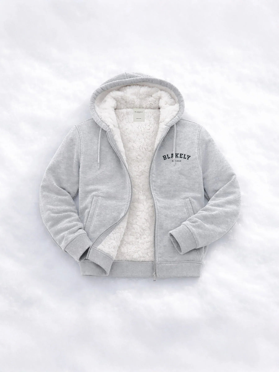 Sweat à Capuche Zip PINK - Couleur Gris - Taille S - Occasion Très Bon état - Style Actif