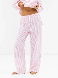 Suki Stripe Trousers - Pink Stripe