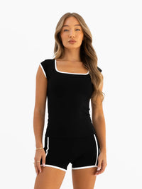 Ines Active Top - Black