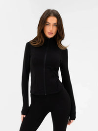 SculptForm Full Zip Jacket - Black