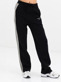 Immani Wide Leg Sweatpants - Black