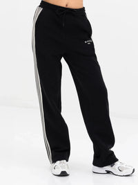 Immani Wide Leg Sweatpants - Black