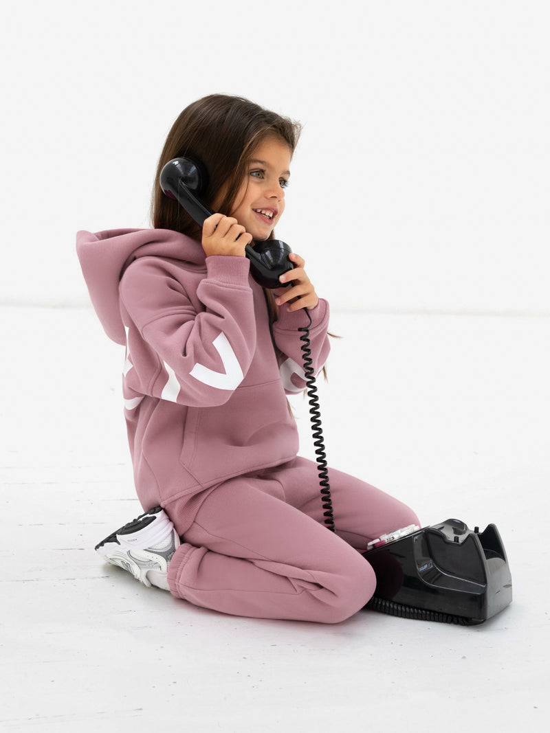 Mini Blakely Hoodie - Dusty Pink