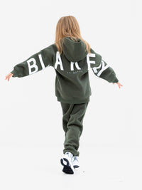 Mini Blakely Hoodie - Khaki Green