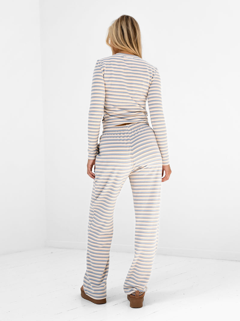 Sadie Stripe Top - Baby Blue Stripe