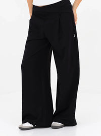 Kady Cross Over Trousers - Black