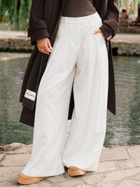 Blakely Basic Tailored Trousers - White