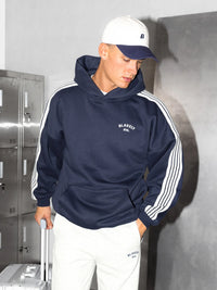 Zayd Relaxed Hoodie - Deep Navy