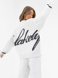 Margot Oversized Knitted Jumper - Cloud Grey