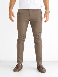 Stretch Chinos - Brown