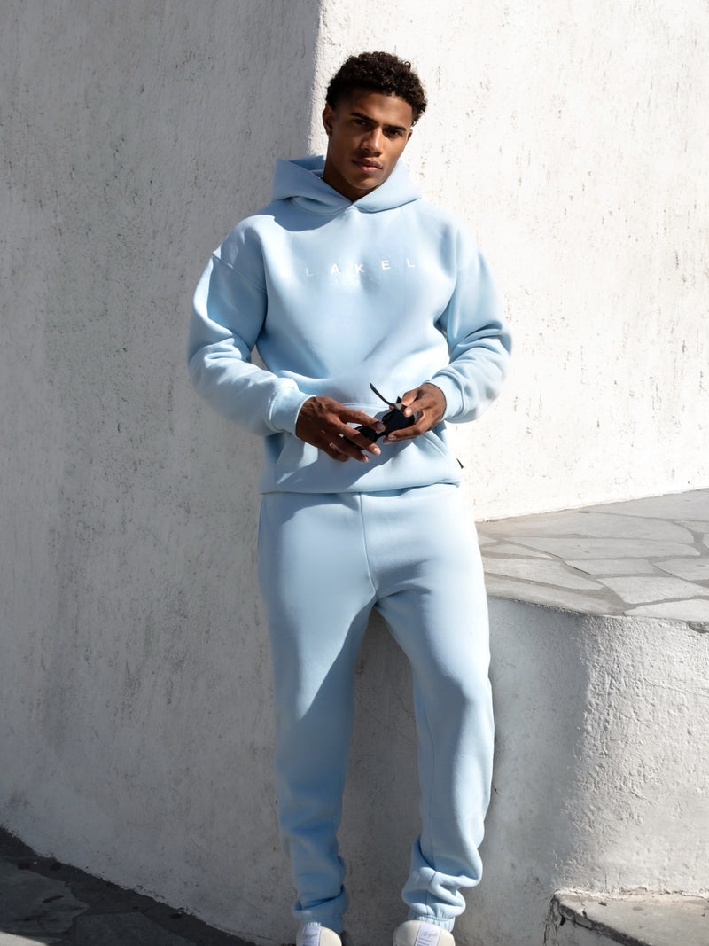 Evolved Relaxed Hoodie - Light Blue