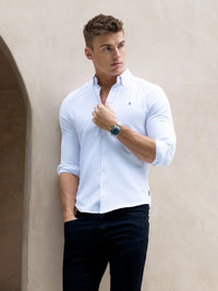 Conrad Long Sleeve Shirt - White