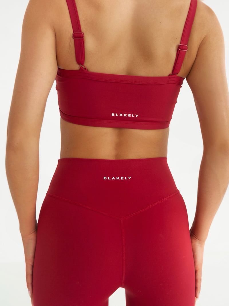 Studio Active Bra - Cherry Red