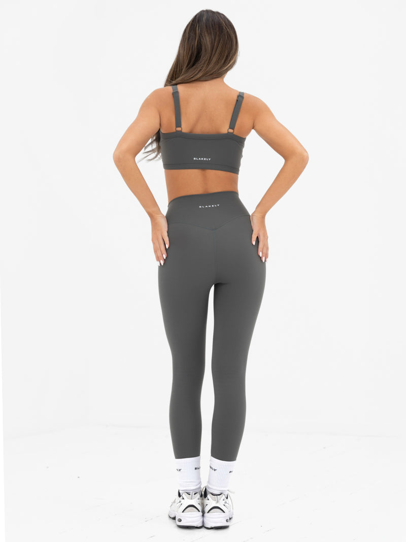 Ultimate Sports Bra - Khaki Grey