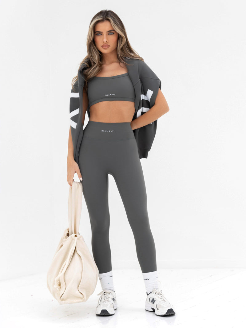 Ultimate Sports Bra - Khaki Grey