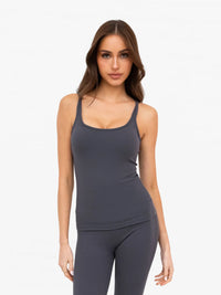 SculptForm Vest Top - Charcoal