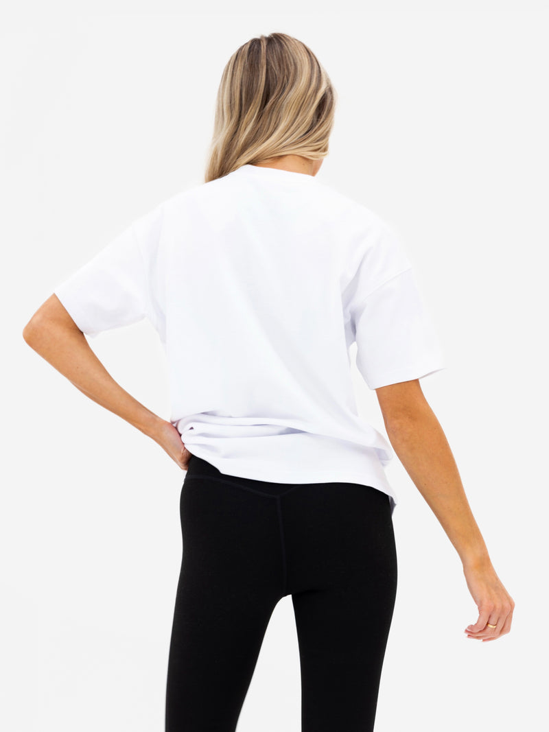 Joah Oversized T-Shirt - White & Black