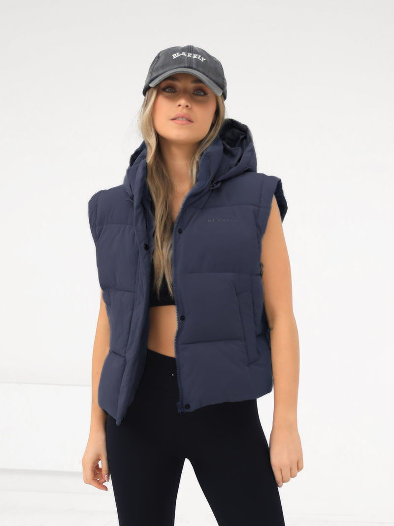 Multiway Puffer Coat 2 - Midnight Blue