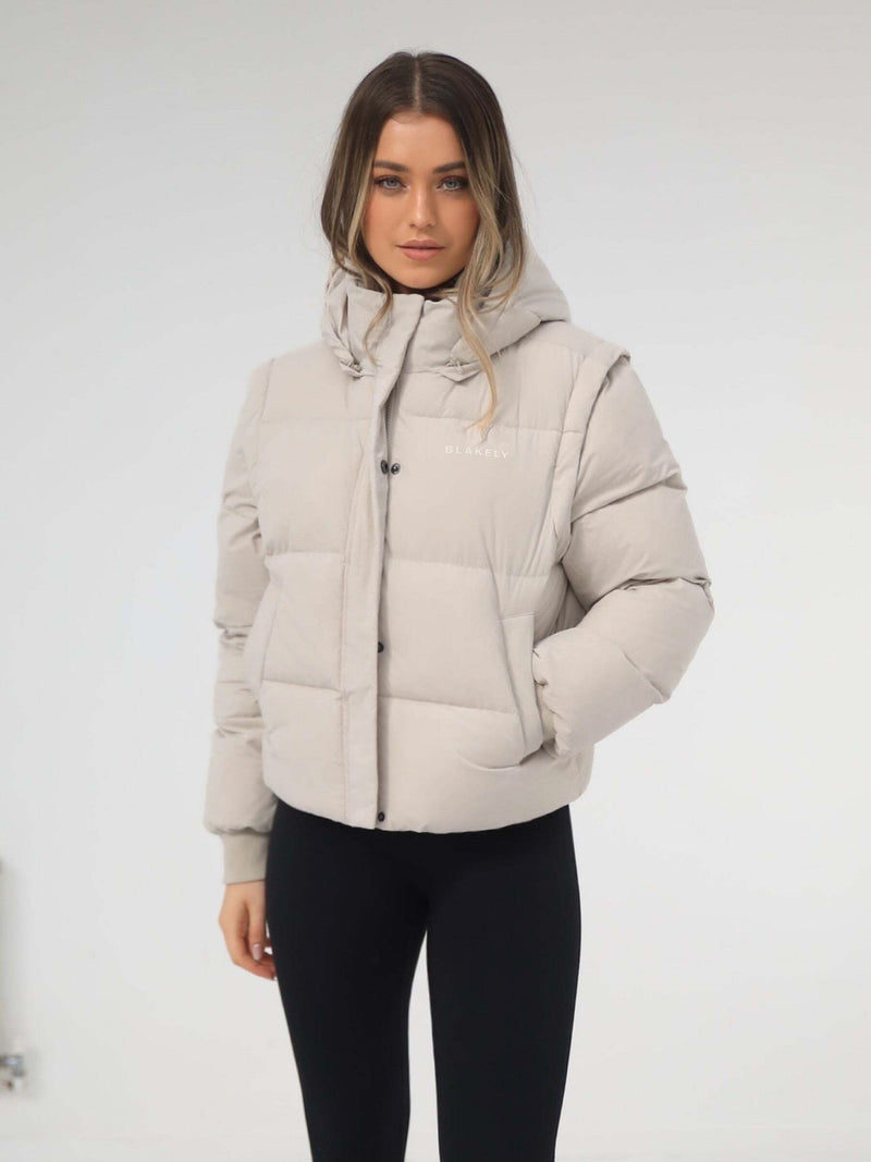 Multiway Puffer Coat 2 - Chalk