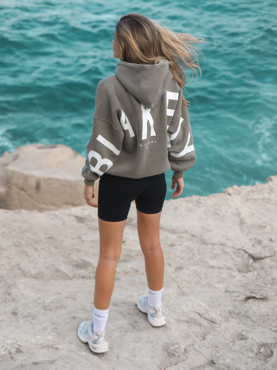 Buy Blakely Safari Green Isabel Oversized Hoodie Free delivery