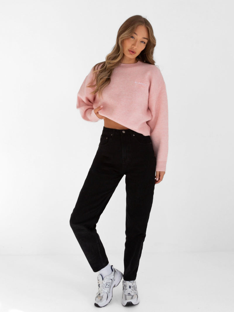 Elara Knitted Jumper - Pink