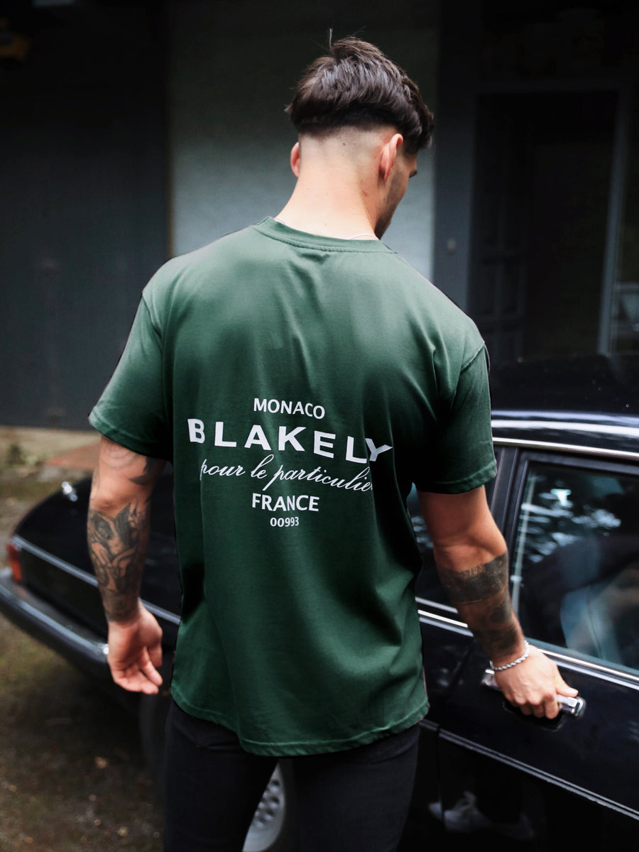 Buy Blakely Dark Green Monaco Relaxed T-Shirt