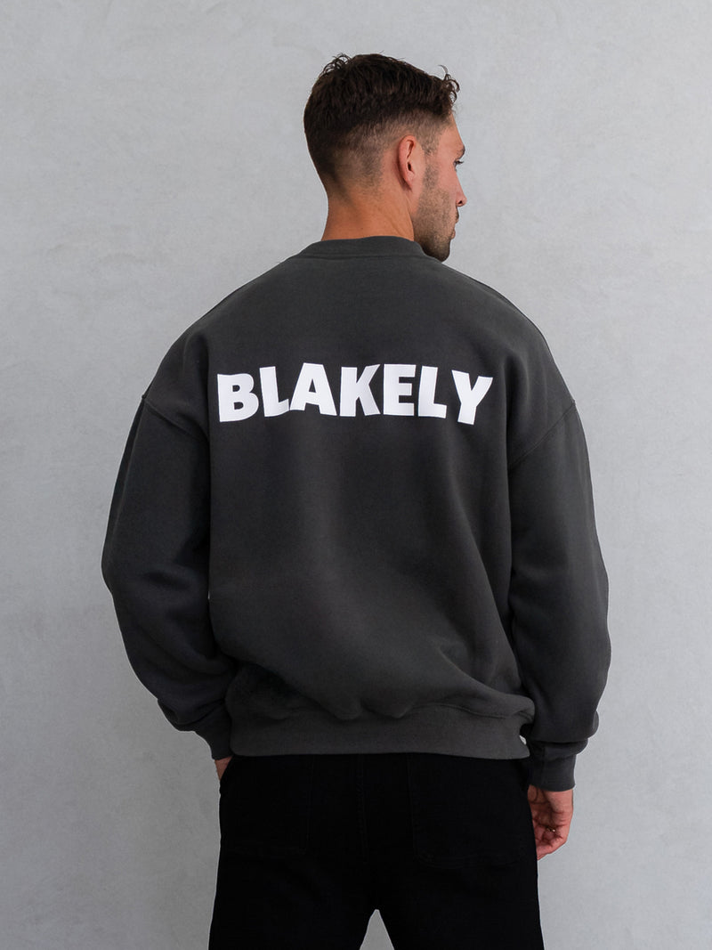 Declan Relaxed Jumper - Khaki Grey