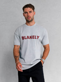 Raife Relaxed T-Shirt - Marl Grey
