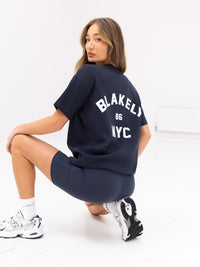 NYC Oversized T-Shirt - True Navy