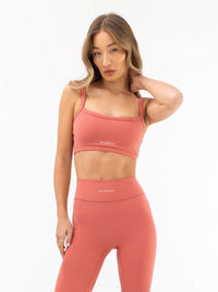 Ultimate Sports Bra - Sunrise Coral