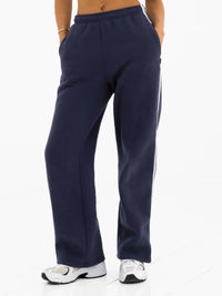 Jada Wide Leg Sweatpants - True Navy