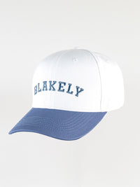 Varsity Cap - Blue & White