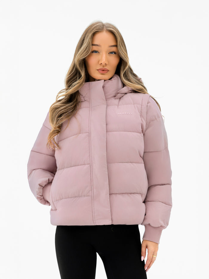 Multiway Puffer Coat 2 - Pink