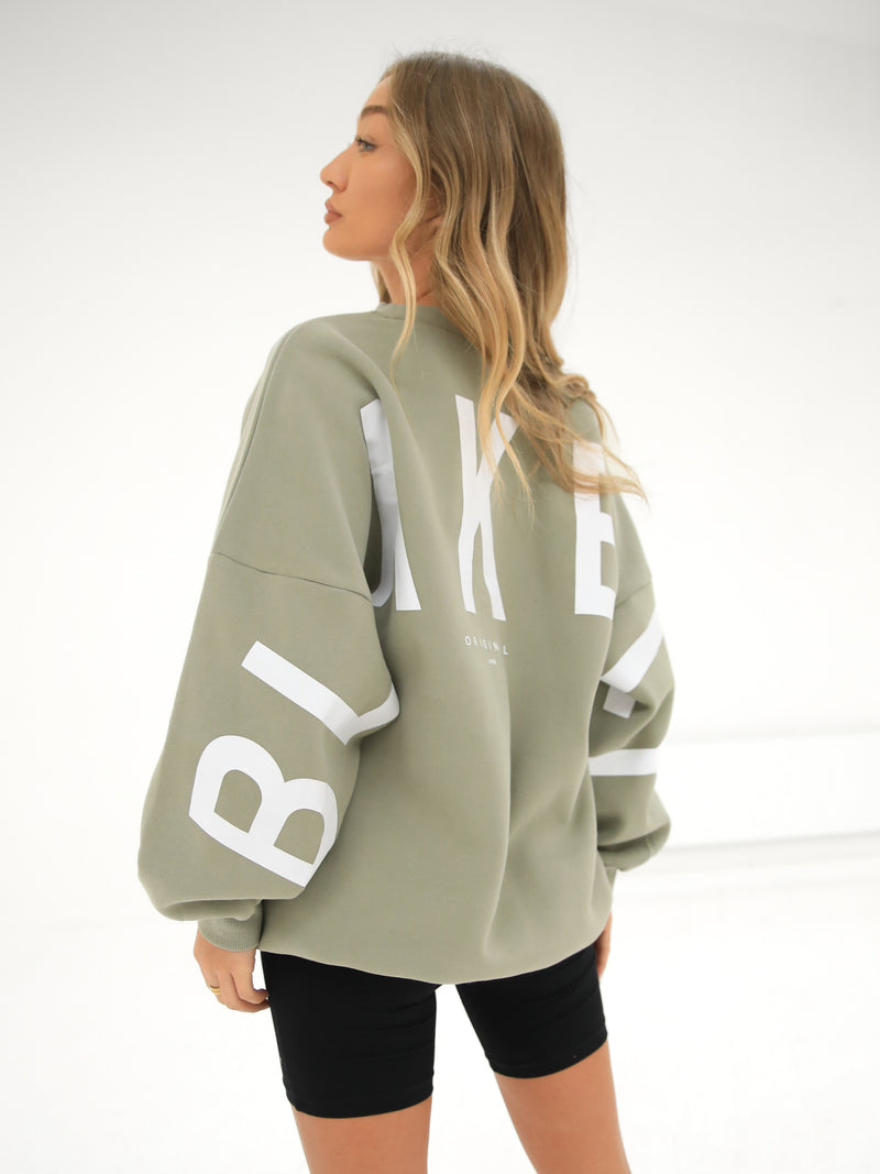 Isabel Oversized Jumper - Olive