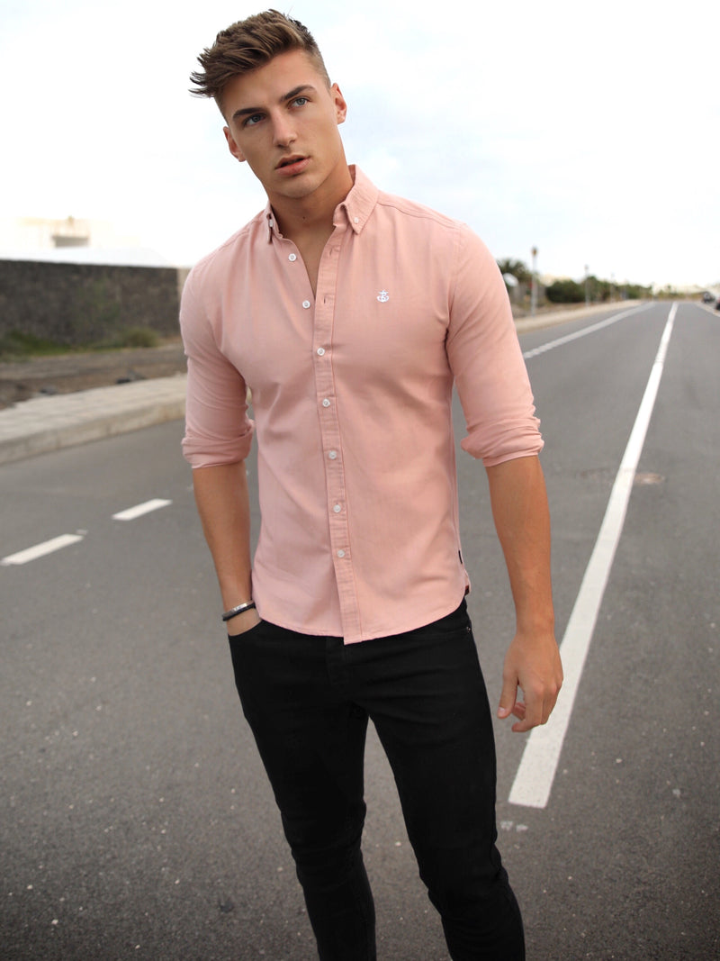 Blakely Clothing Castilla Fitted Pink Mens Shirt