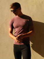 Initial T-Shirt - Burgundy