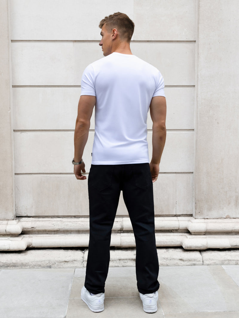 Conrad Anchor T-Shirt - Flat White