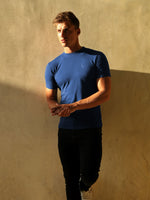 Sports Club T-Shirt - Vintage Blue