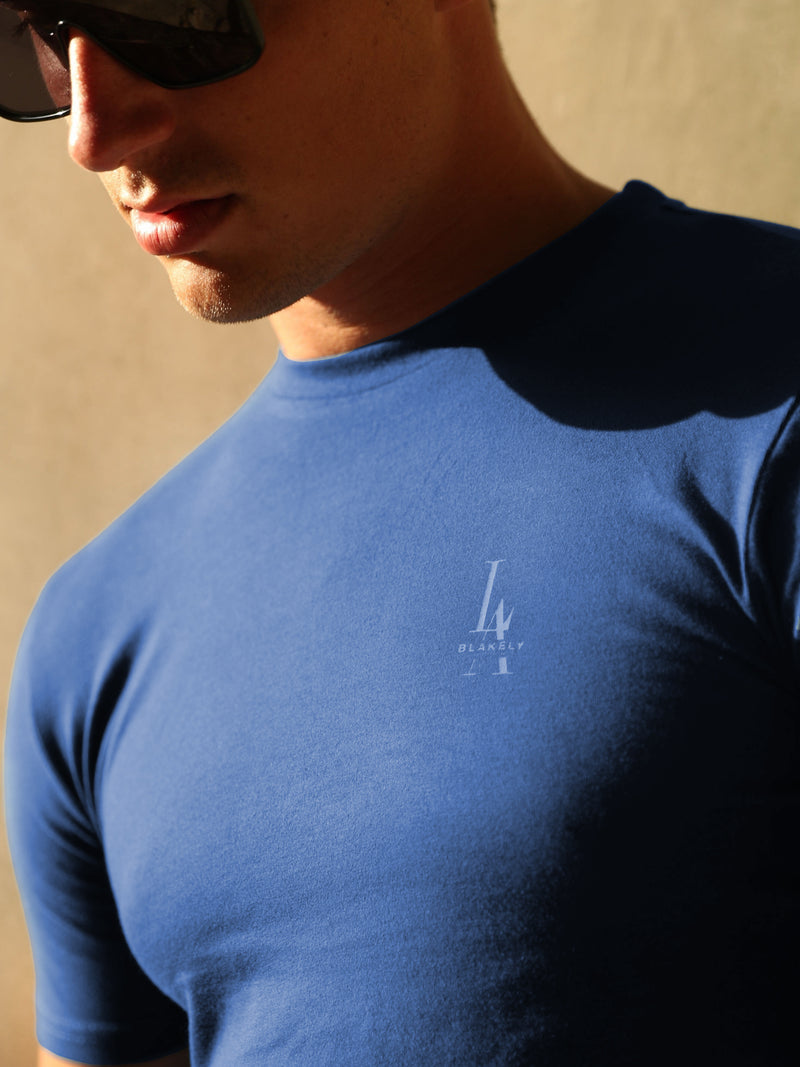 Sports Club T-Shirt - Vintage Blue