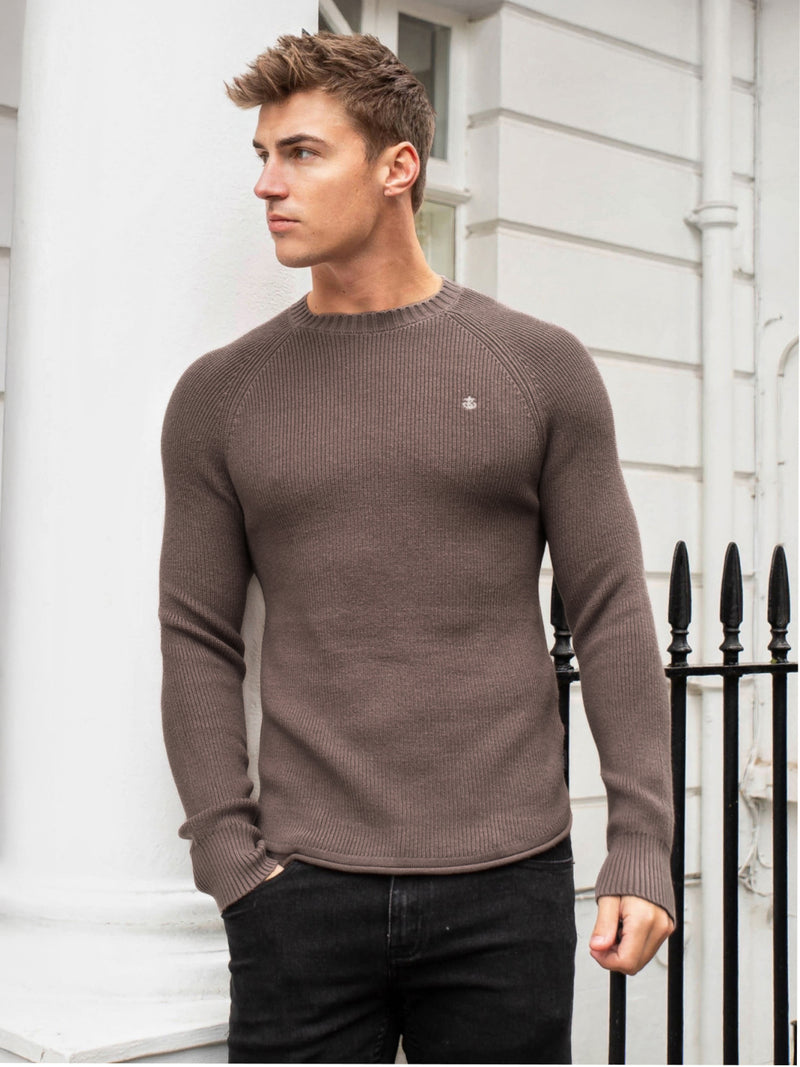 Olton Knit Jumper - Brown