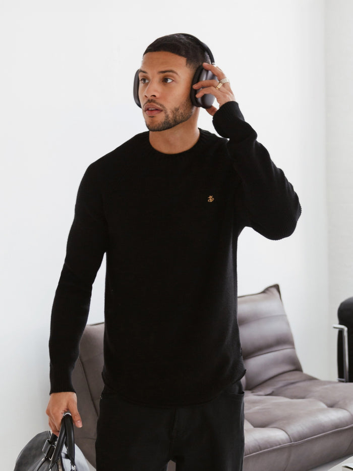 Olton Knit Jumper - Black